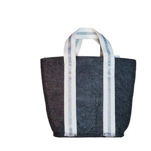 Small Felt Tote Bag Charcoal Grey